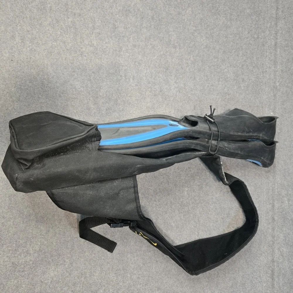 Body Glove Flow Blue & Black Snorkeling Diving Fins, Size ML 42-43  8-9 with bag